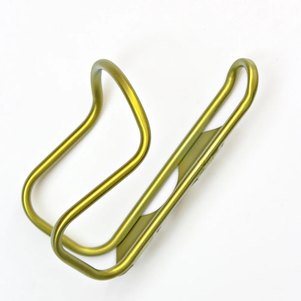 Wolf Tooth Titanium Morse Cage - Anodized Gold — agave finishworks