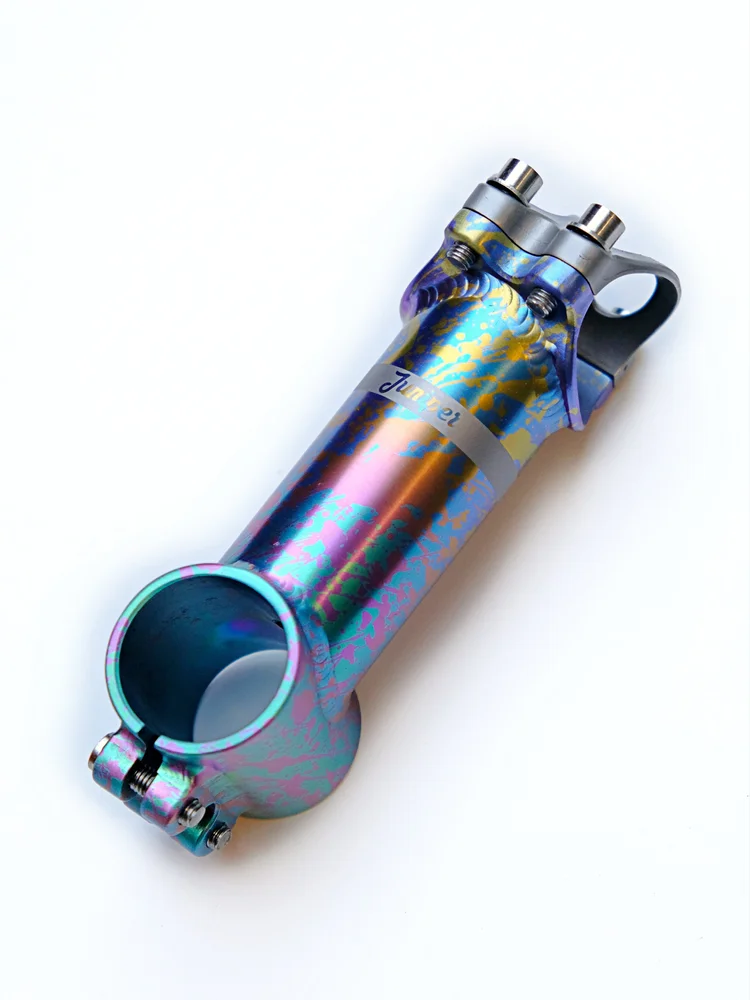 Juniper Components Ti Stem - Splatter Anodized — agave finishworks