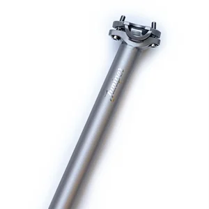 Juniper Components Ti Seatpost - Satin Grey — agave finishworks