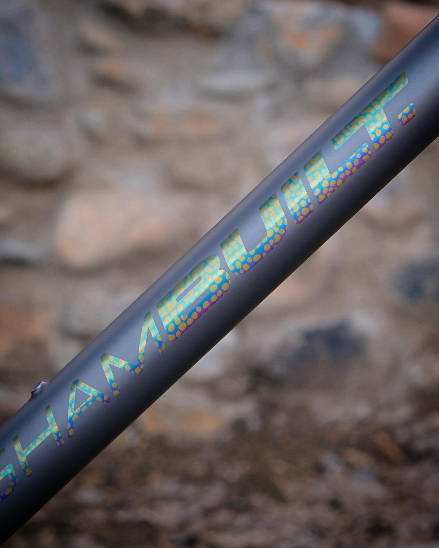 Now I know you know about splatter ano, but have you heard of #troutano?
.
.
.
#brooktrout #titanium #anodizing #custombicycle #titaniumanodizing #fishtheme #trout #binghambuilt #madeinusa #durango #colorado