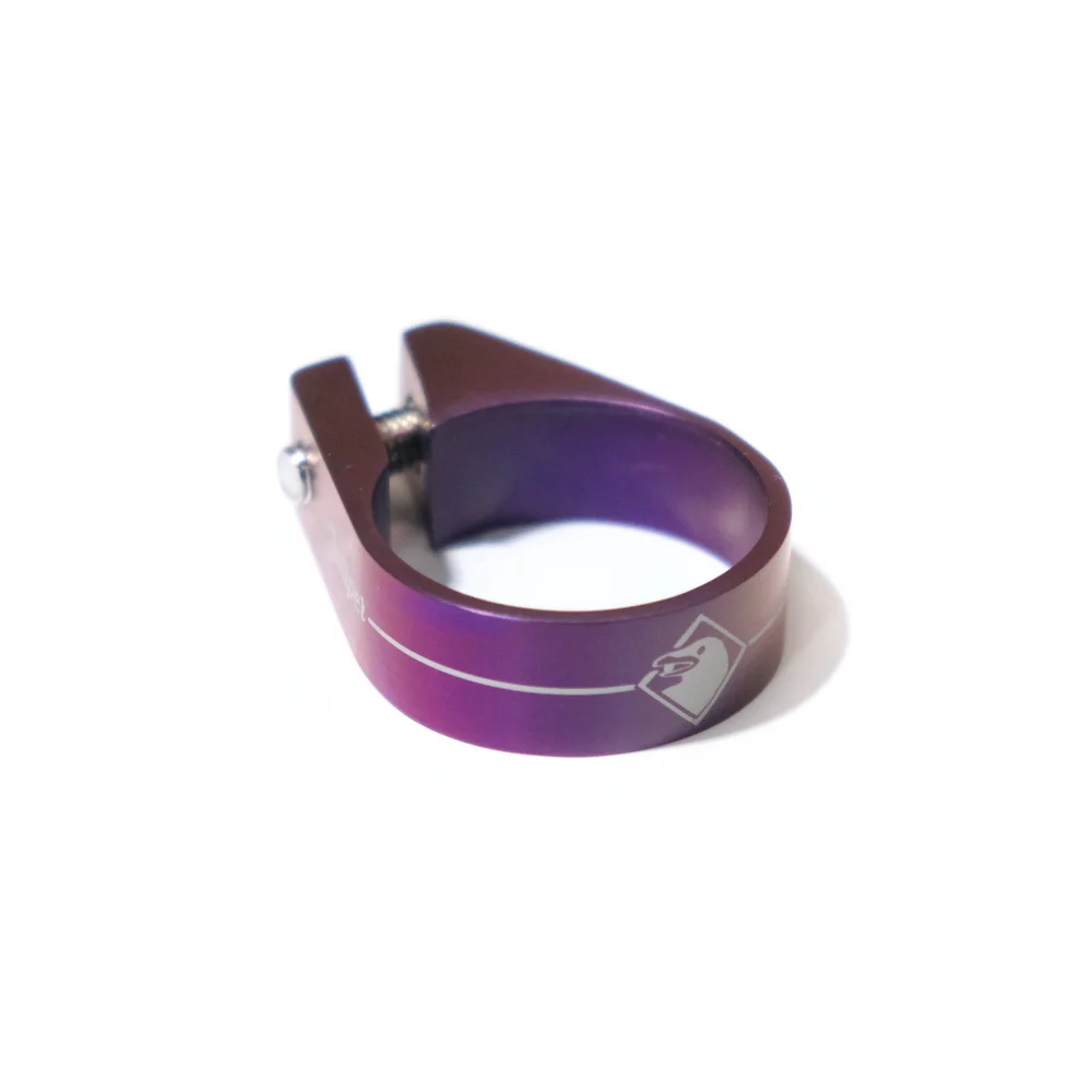Juniper Ti Seatpost Collar - Deep Purple Anodized — agave finishworks