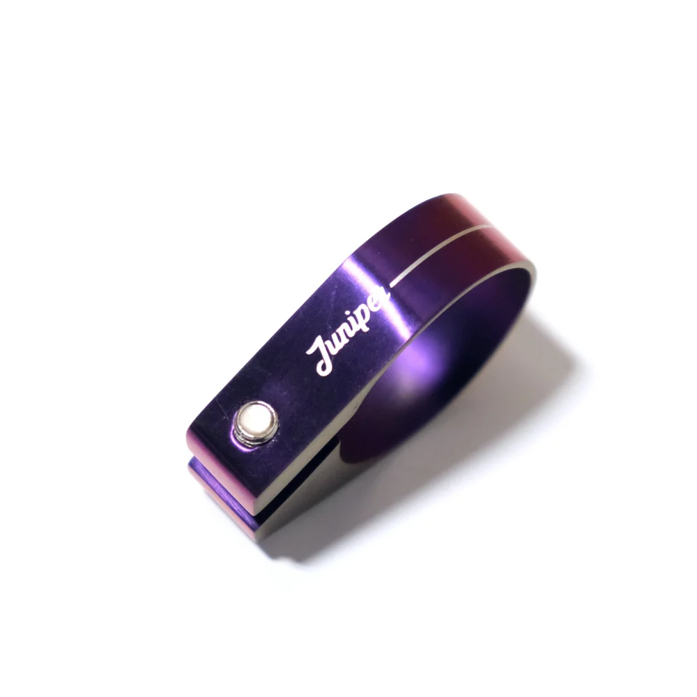 Juniper Ti Seatpost Collar - Deep Purple Anodized — agave