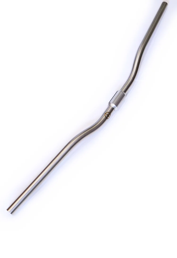 Meriwether Ti Riser Handlebar - Brushed Silver — agave
