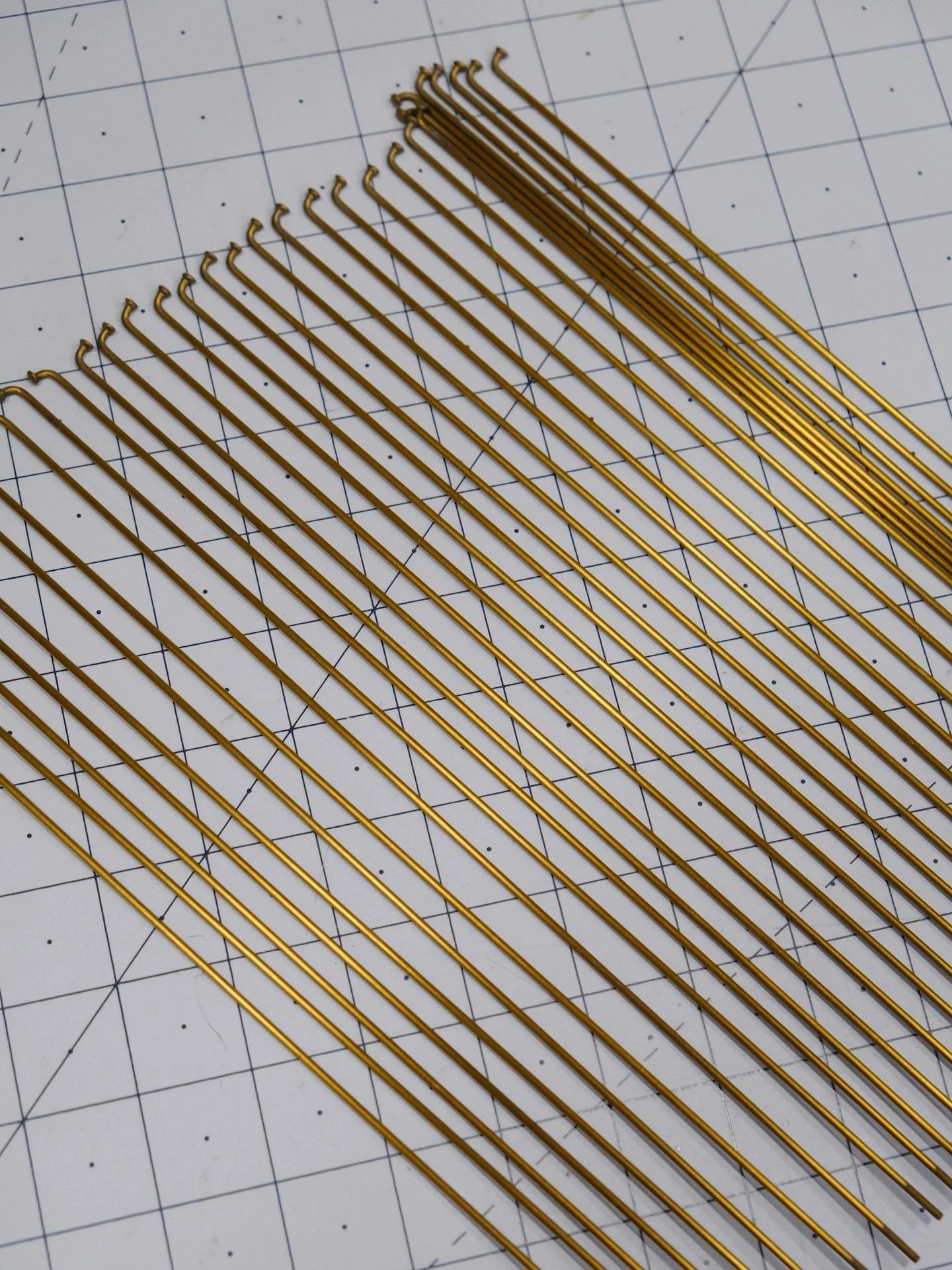 A bit of an atypical one this morning: All Mountain Cyclery in Boulder, NV stocks ti spokes for their wheel builds, they sent me a set to get this lovely bronze ano. These turned out to be way more work than I&rsquo;d projected, but MAN will these wh