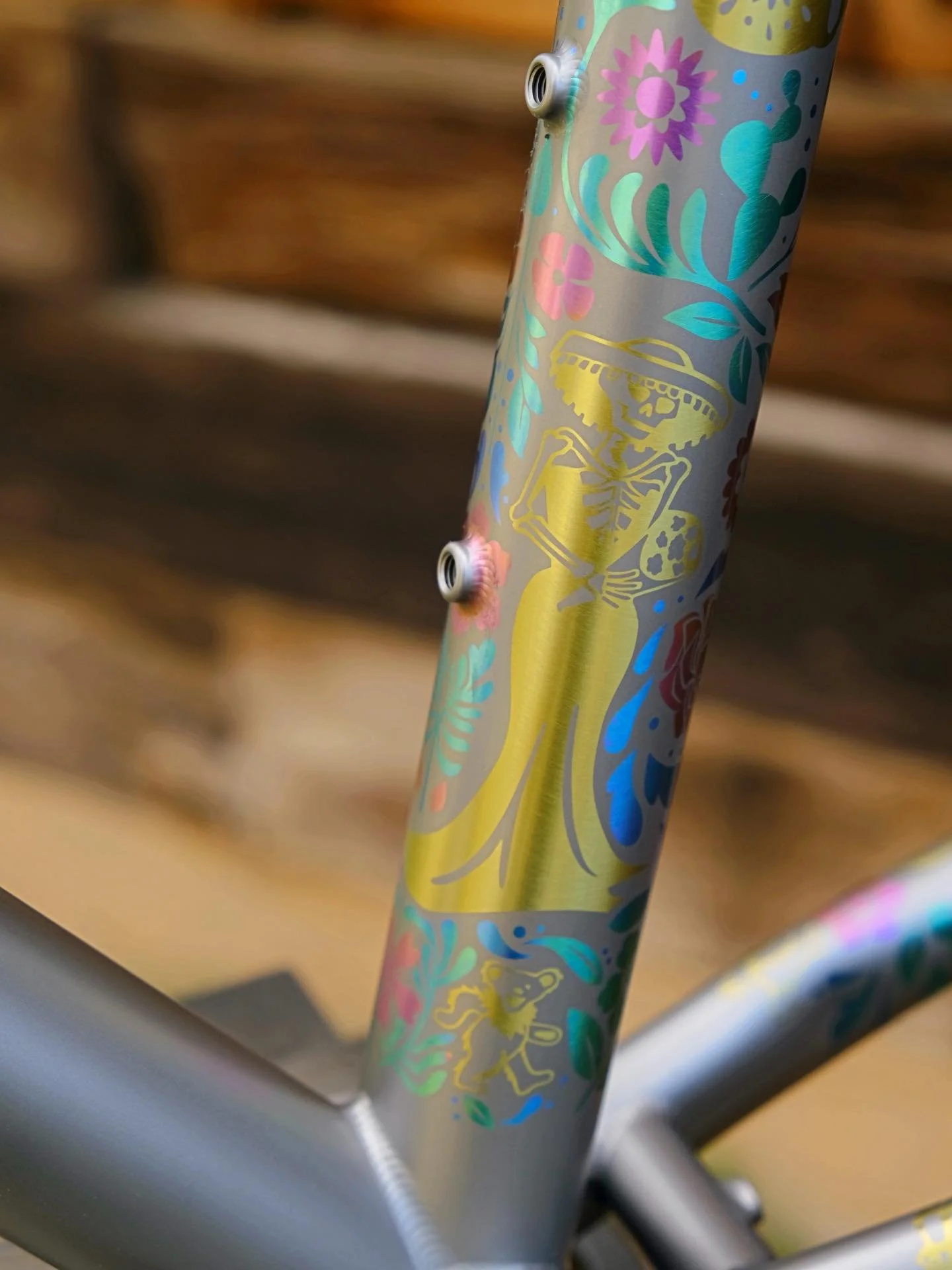 And a Caterina on the move.
.
.
.
#titaniumanodizing #moots #custombicycle #madeinusa #cycling