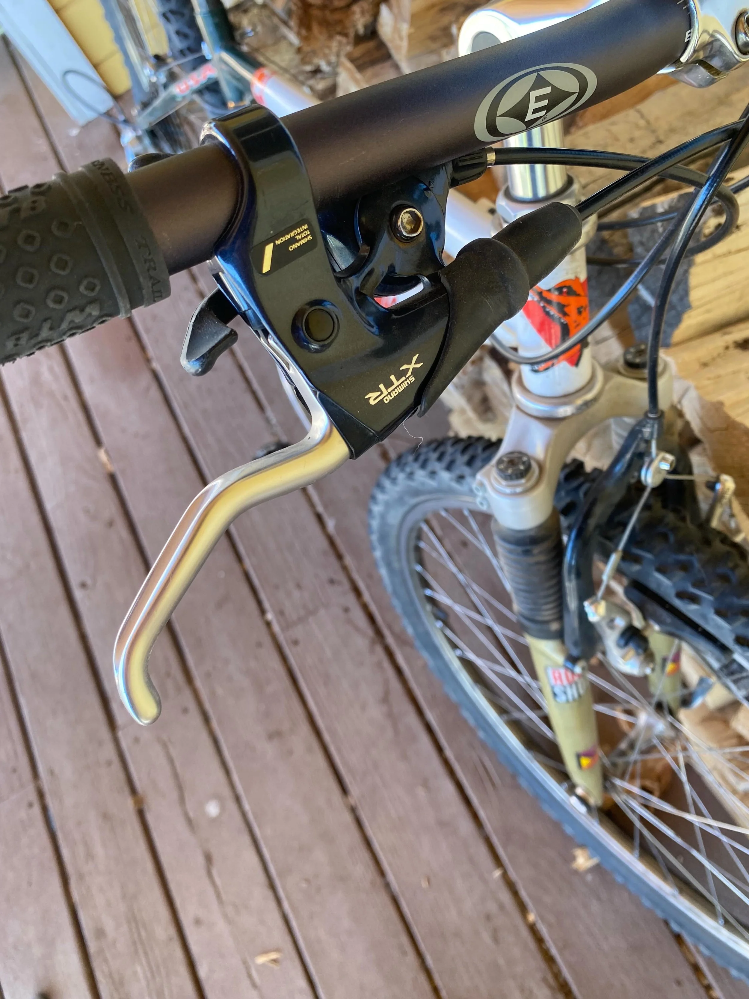 This has nothing to do with titanium, but guess how psyched I am on the bike I just bought?