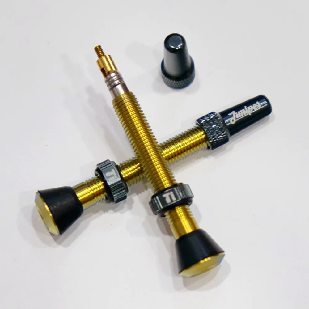 Juniper Ti 44mm Valve Stem - Gold Anodized — agave finishworks
