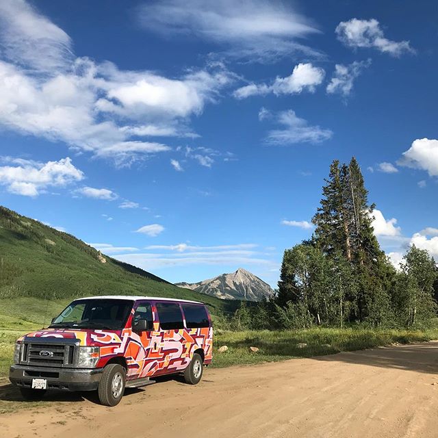 Missing van life today... If you haven&rsquo;t gone on a road trip lately I recommend it. Two weeks was not nearly enough time!  Here is a picture of the final stretch of our road trip around the Rockies, in Crested Butte. It&rsquo;s officially a dre