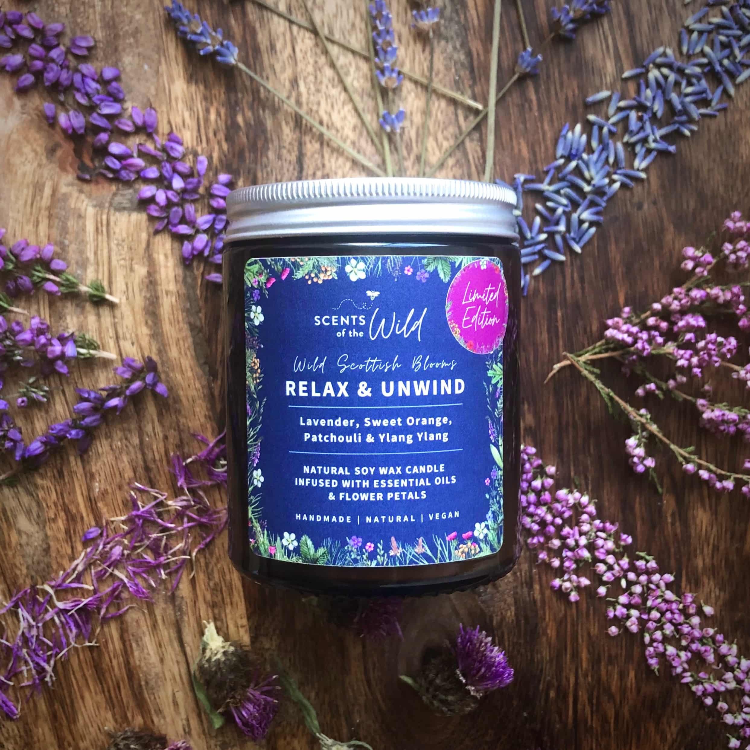 Wild Scottish Blooms limited edition botanical candle jar.jpg