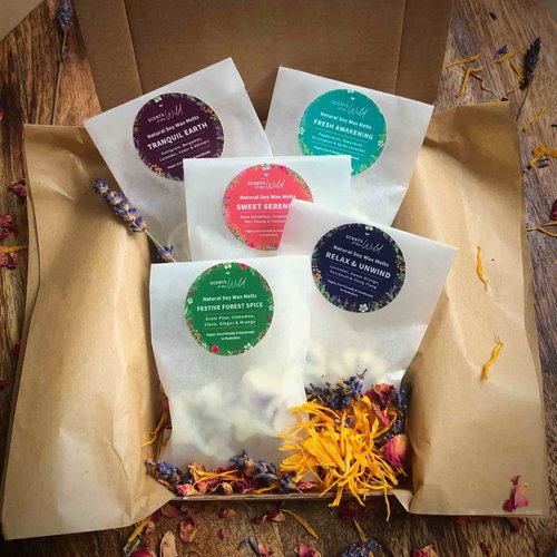 Botanical Wax Melt Gift Set | Natural Soy Wax Melts | Handmade in Scotland