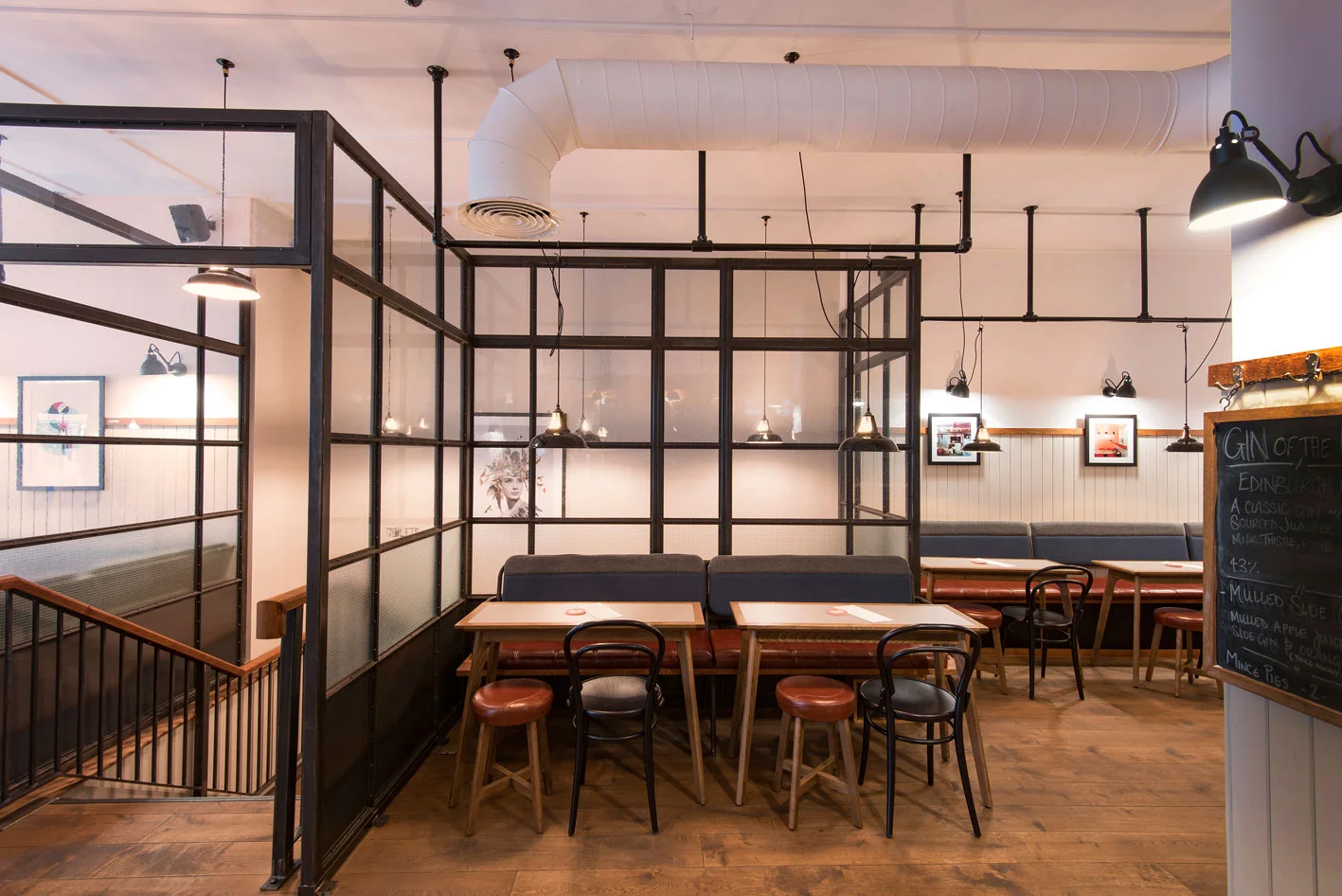 Pint Shop glazed stair enclosure