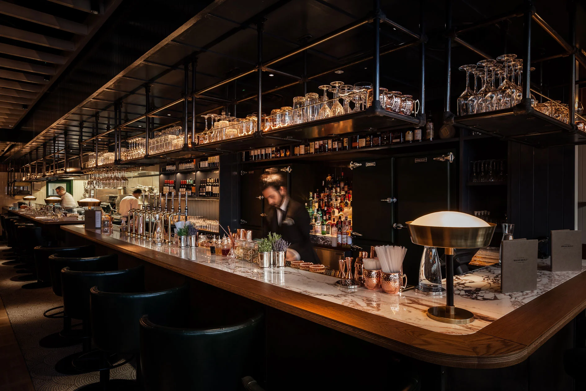 Wright Brothers bar counter