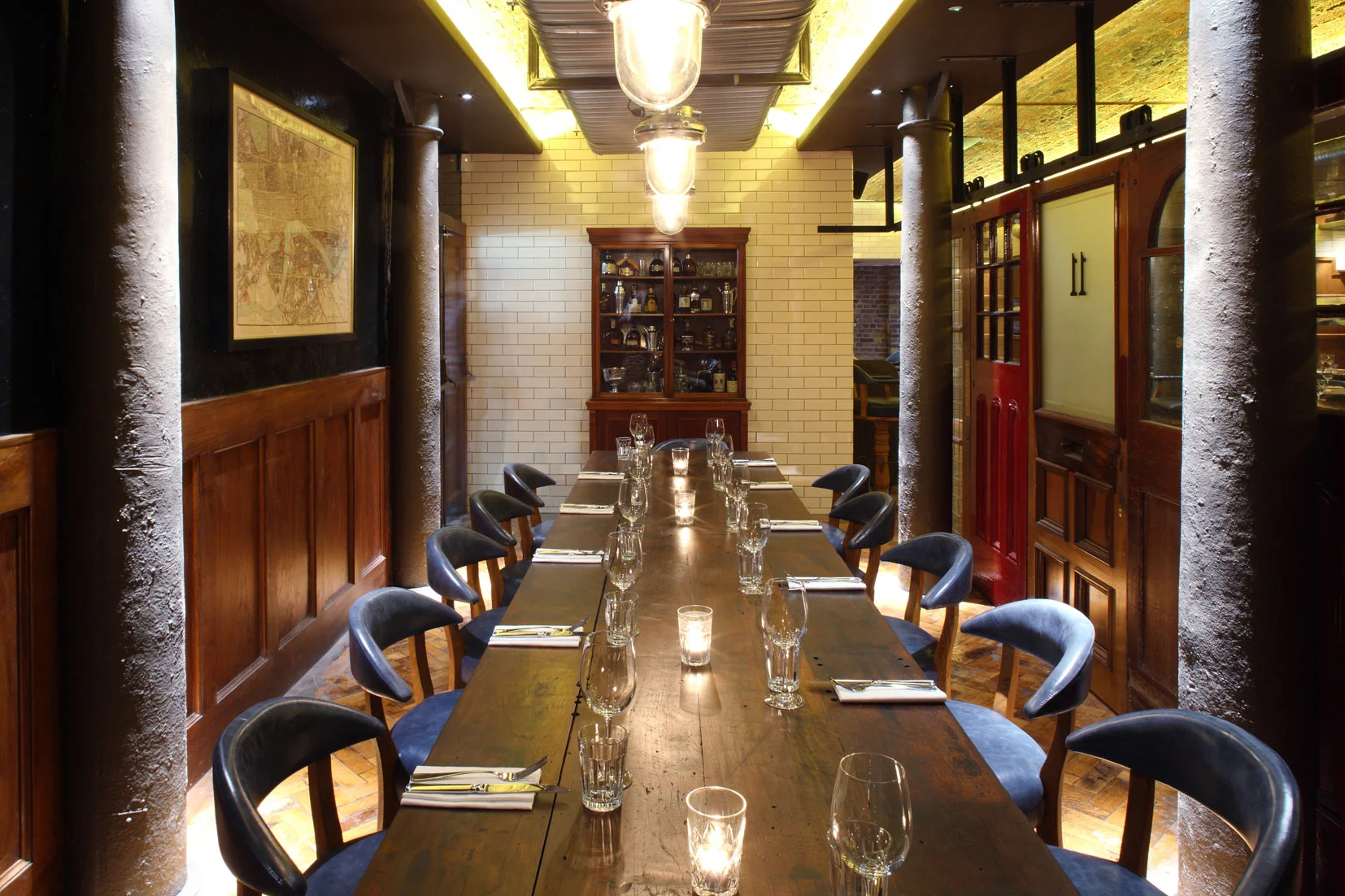 Hawksmoor, Seven Dials. Private dining room.