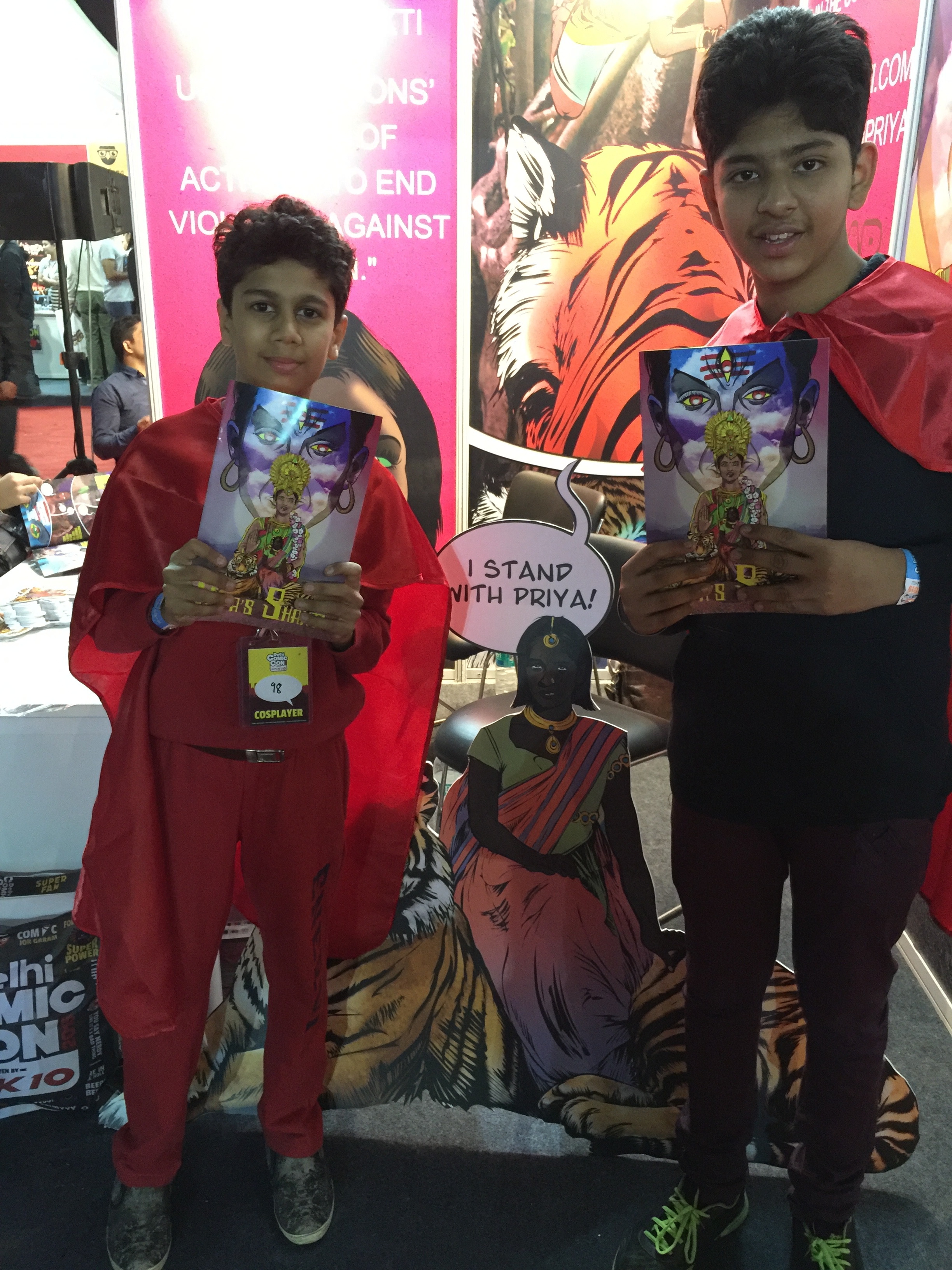 Priya's Shakti at Mumbai Comic Con