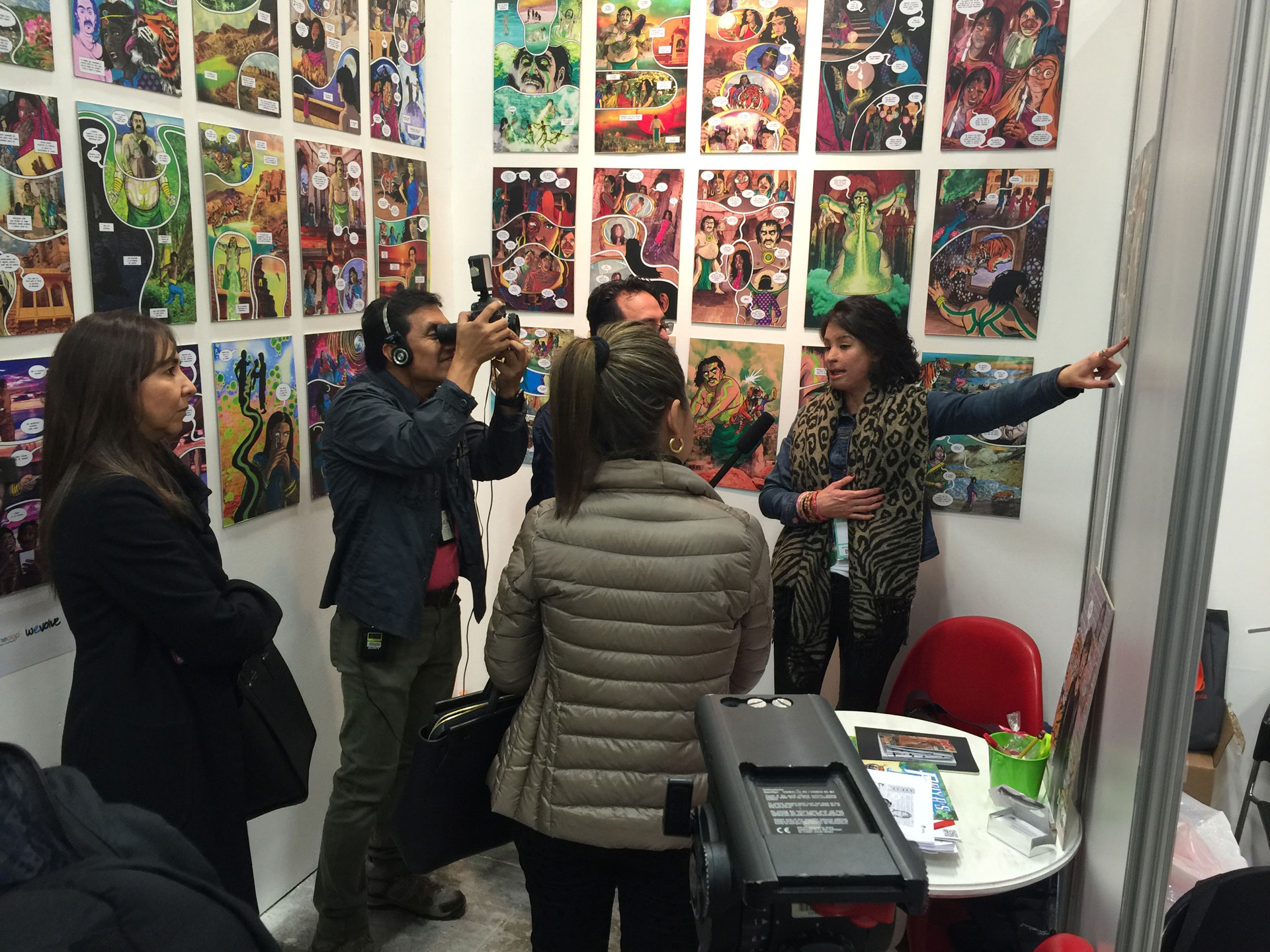 Priya's Mirror Exhibition at ArtBo in Bogota