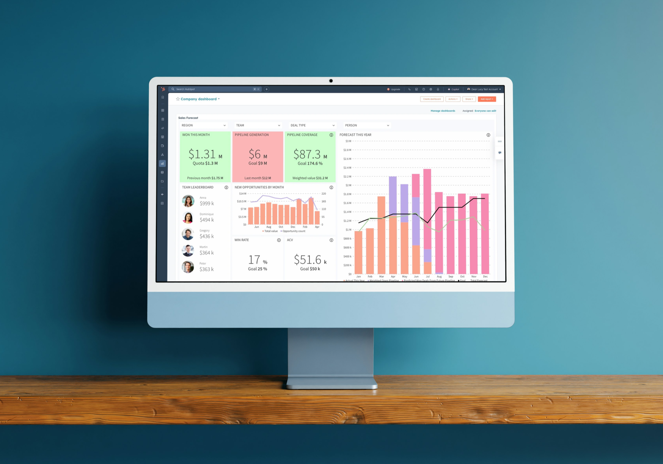 HubSpot forecasting blue background.png
