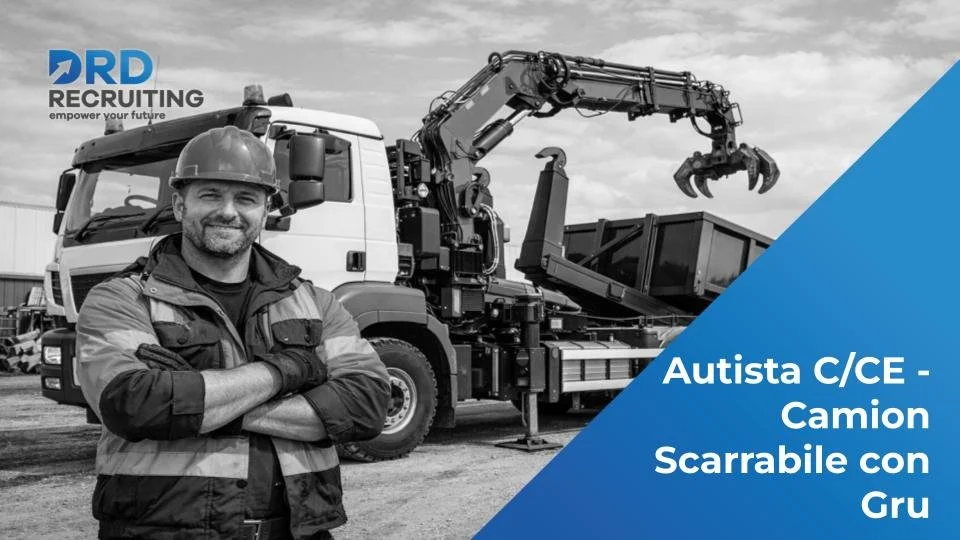 Autista C/CE - Camion Scarrabile con Gru - Latisana