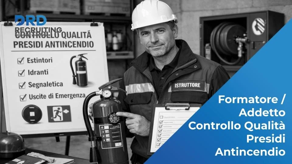 Formatore / Addetto Controllo Qualità Presidi Antincendio - Torri di Quartesolo (VI) e provincia