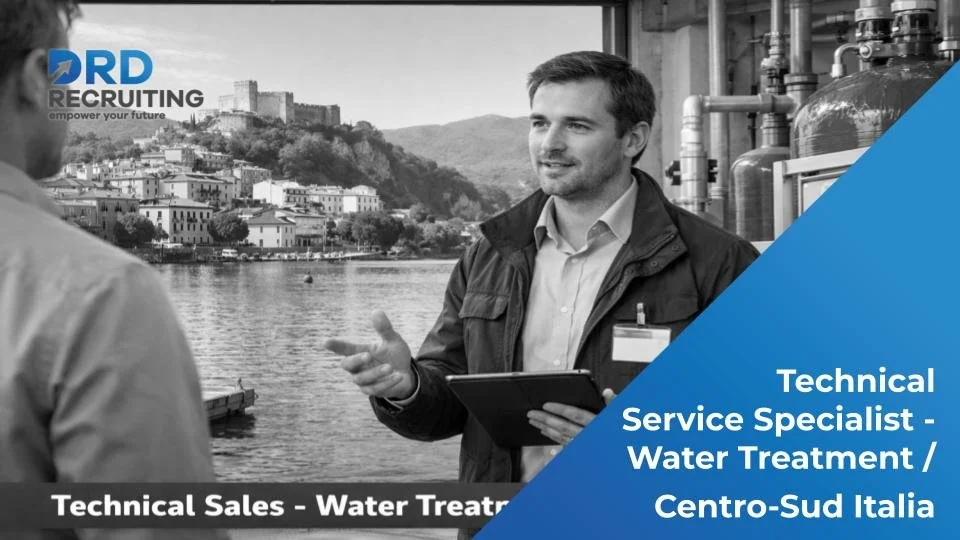 Technical Service Specialist - Water Treatment I Centro-Sud - Da Remoto