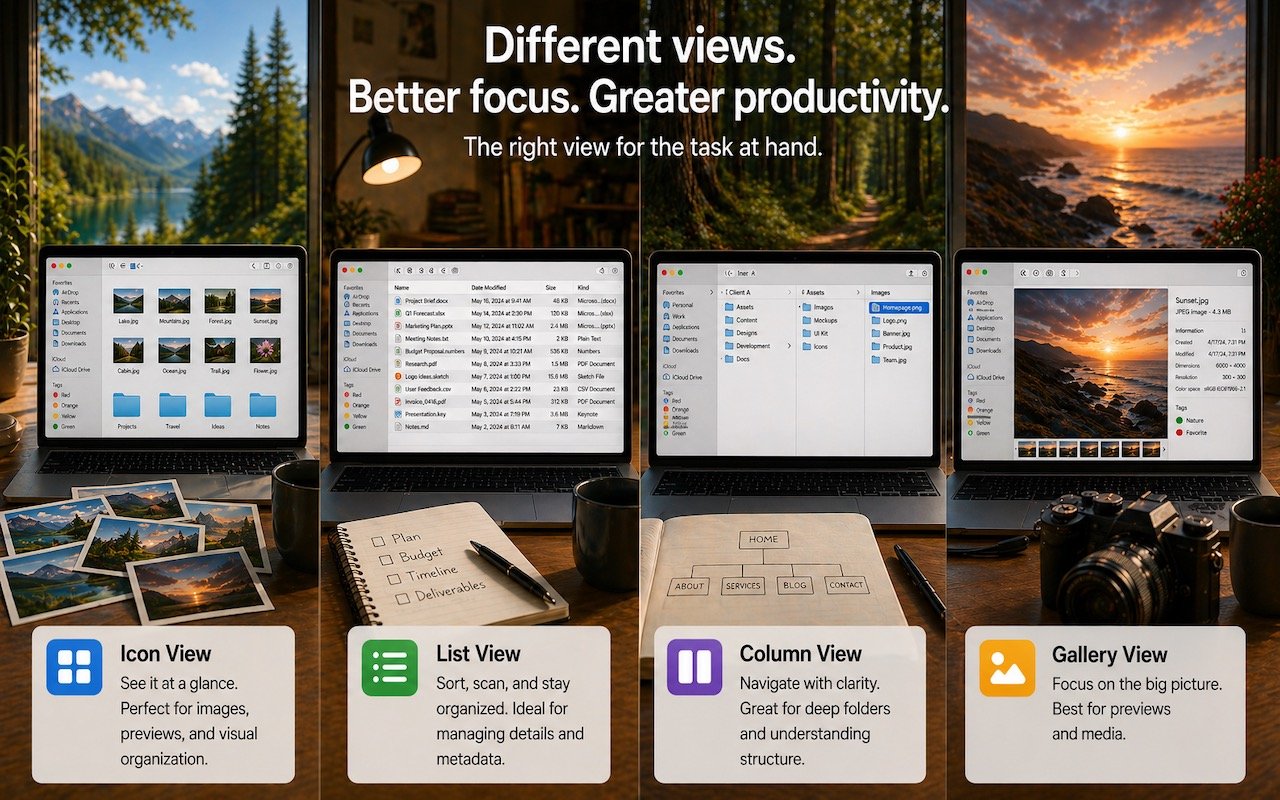 Get to Your Files Faster by Choosing the Best Finder View
