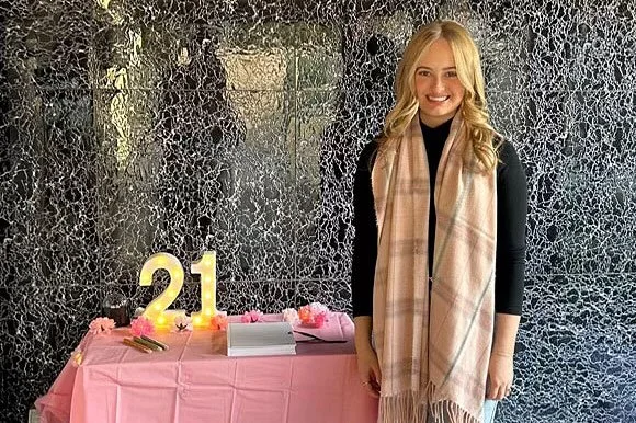 Jess donates her 21st birthday gifts to the Foundation