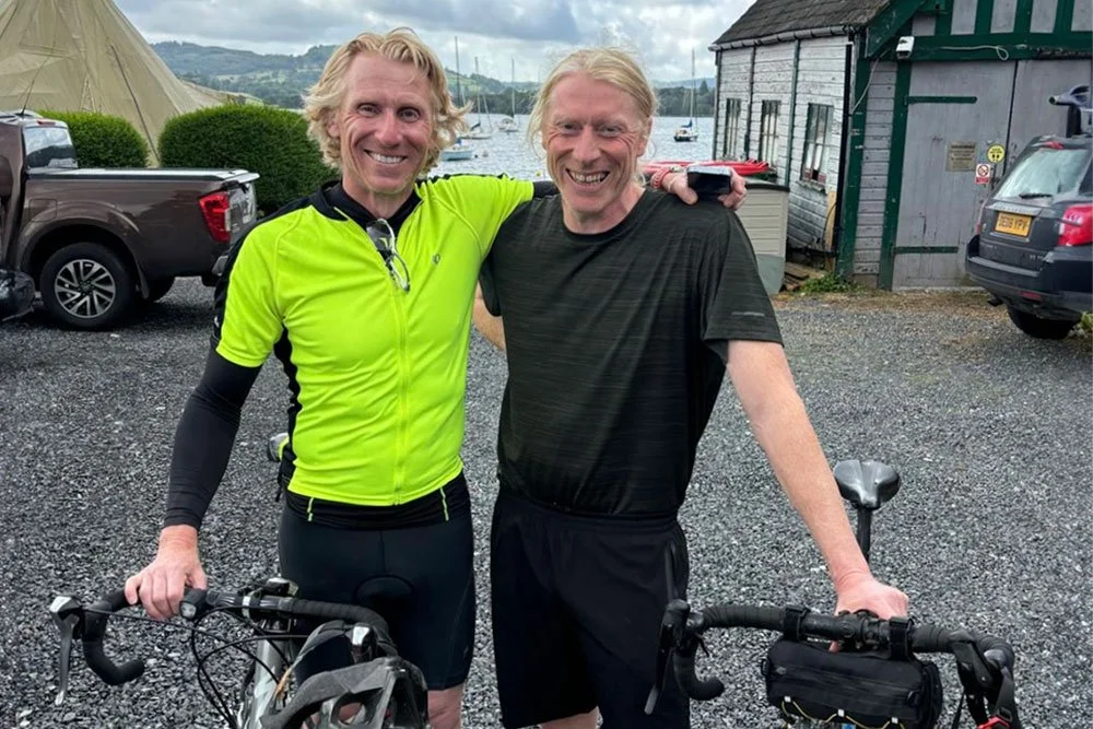 Matt and Simon Robinson canoe the longest lake and climb the highest peak in England