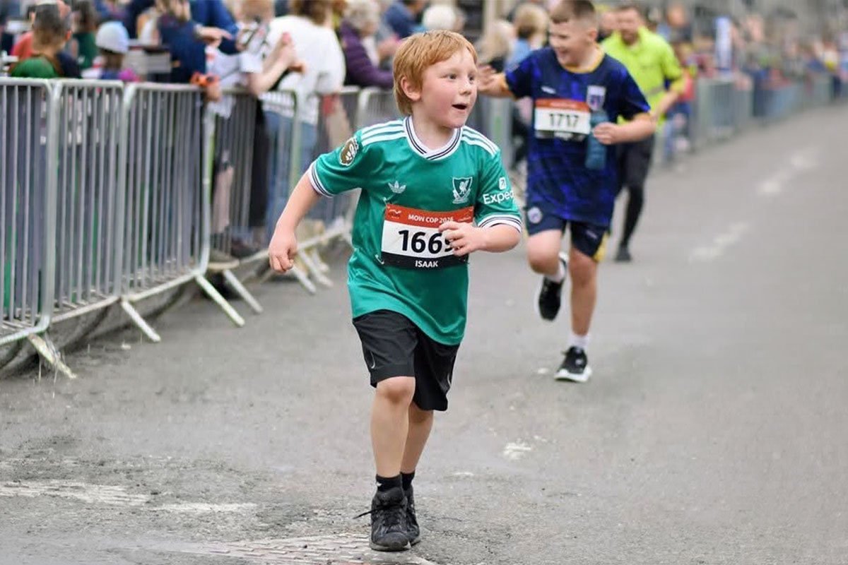 Isaak Runs to Remember his Grandad, Digger Paul, and to raise money for Clear Cell Sarcoma Research