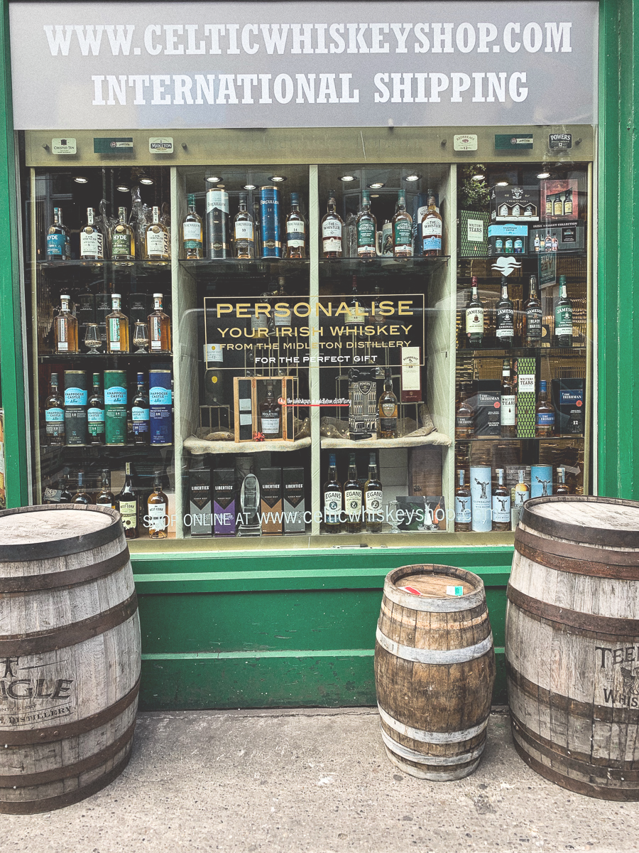 Der Celtic Whiskey Shop in Dublin, Irland