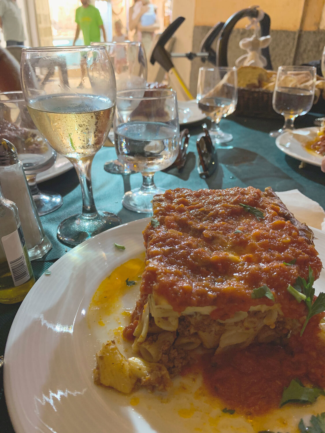 Das Gericht Pastitiso ist typisch in der griechischen Küche und ähnelt der italienischen Lasagne.