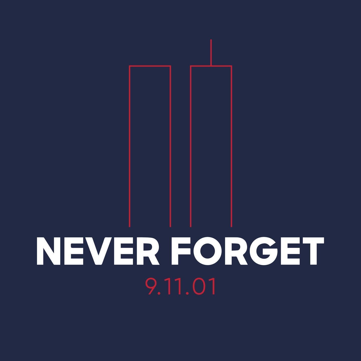Never forget.
.
It was 9:03 am. Second period - American Government Class. Mrs. Hennessy had turned on the tv after news of the first strike. There was confusion as to what had truly happened. Then, from the corner of the screen came the second plane