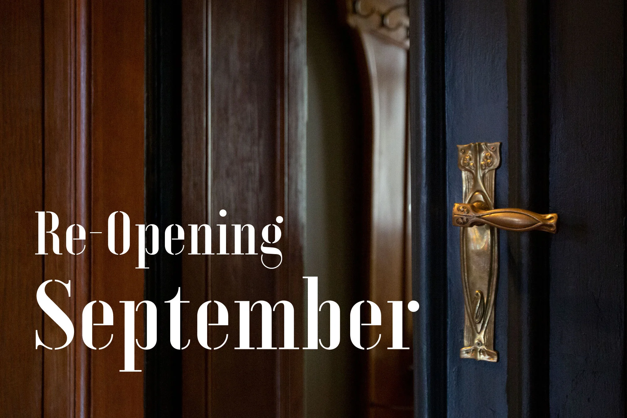 Re Opening - September 2020