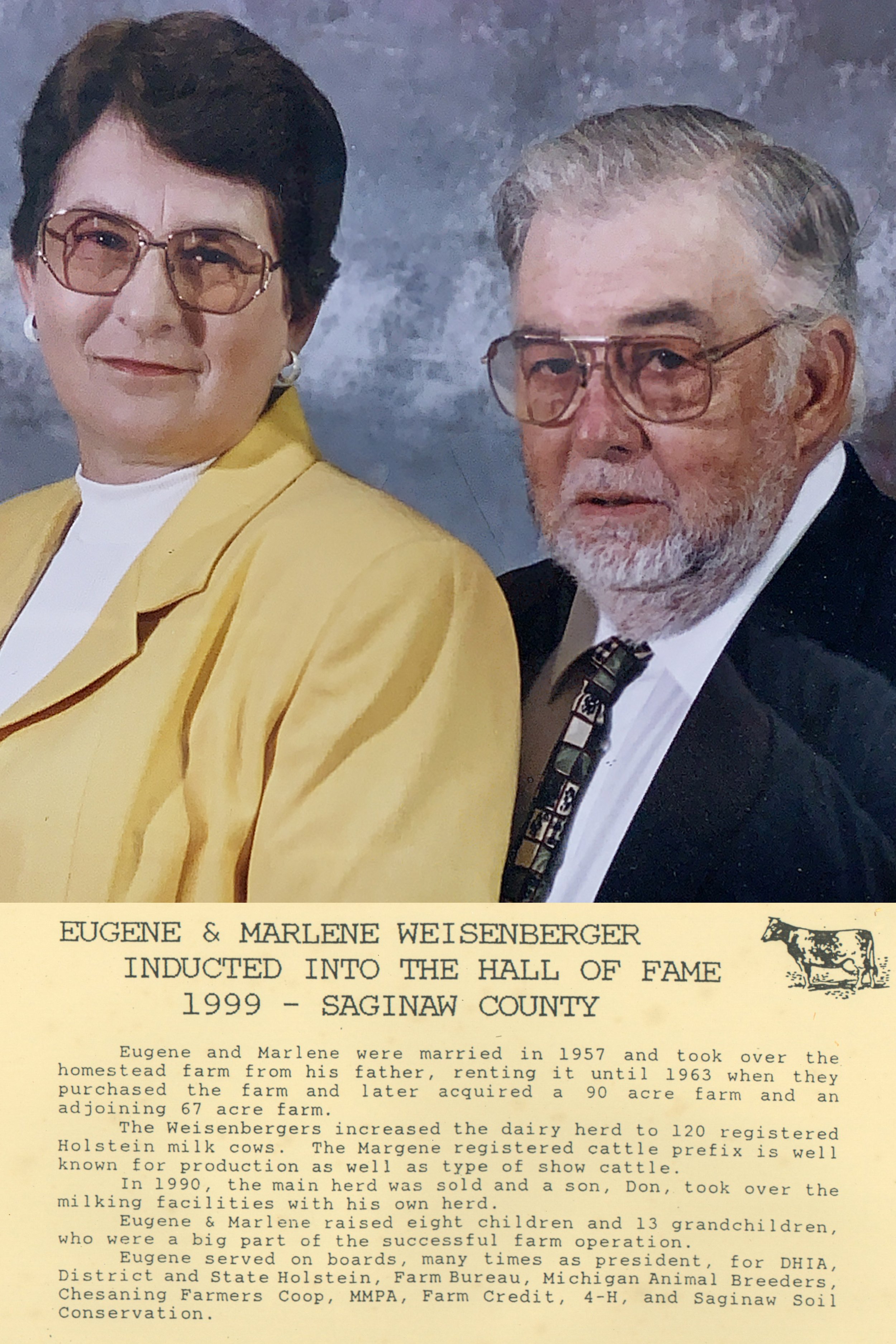 1999 Eugene and Marlene Weisenberger Saginaw.jpg