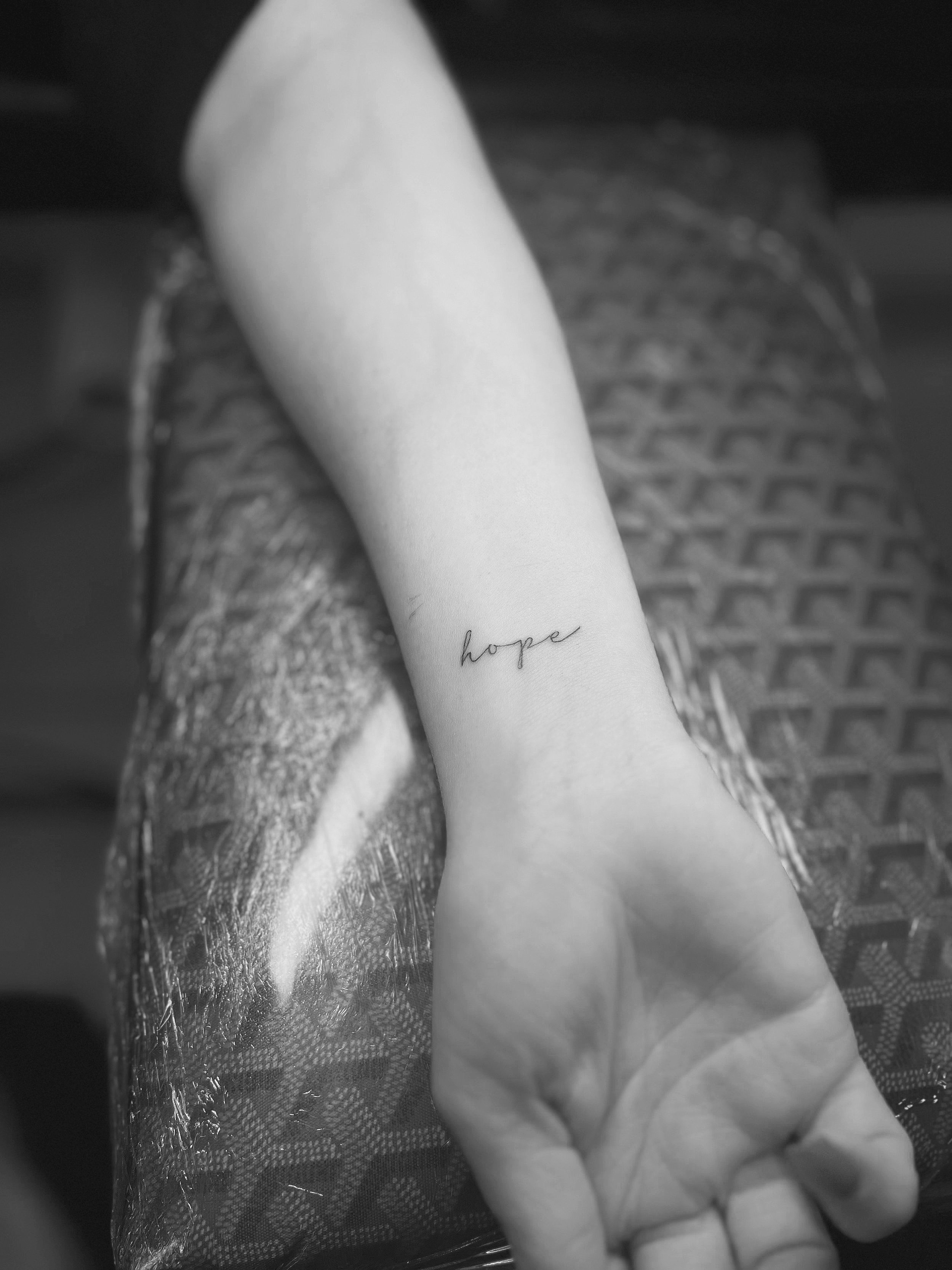 Fine line tattoo by Math