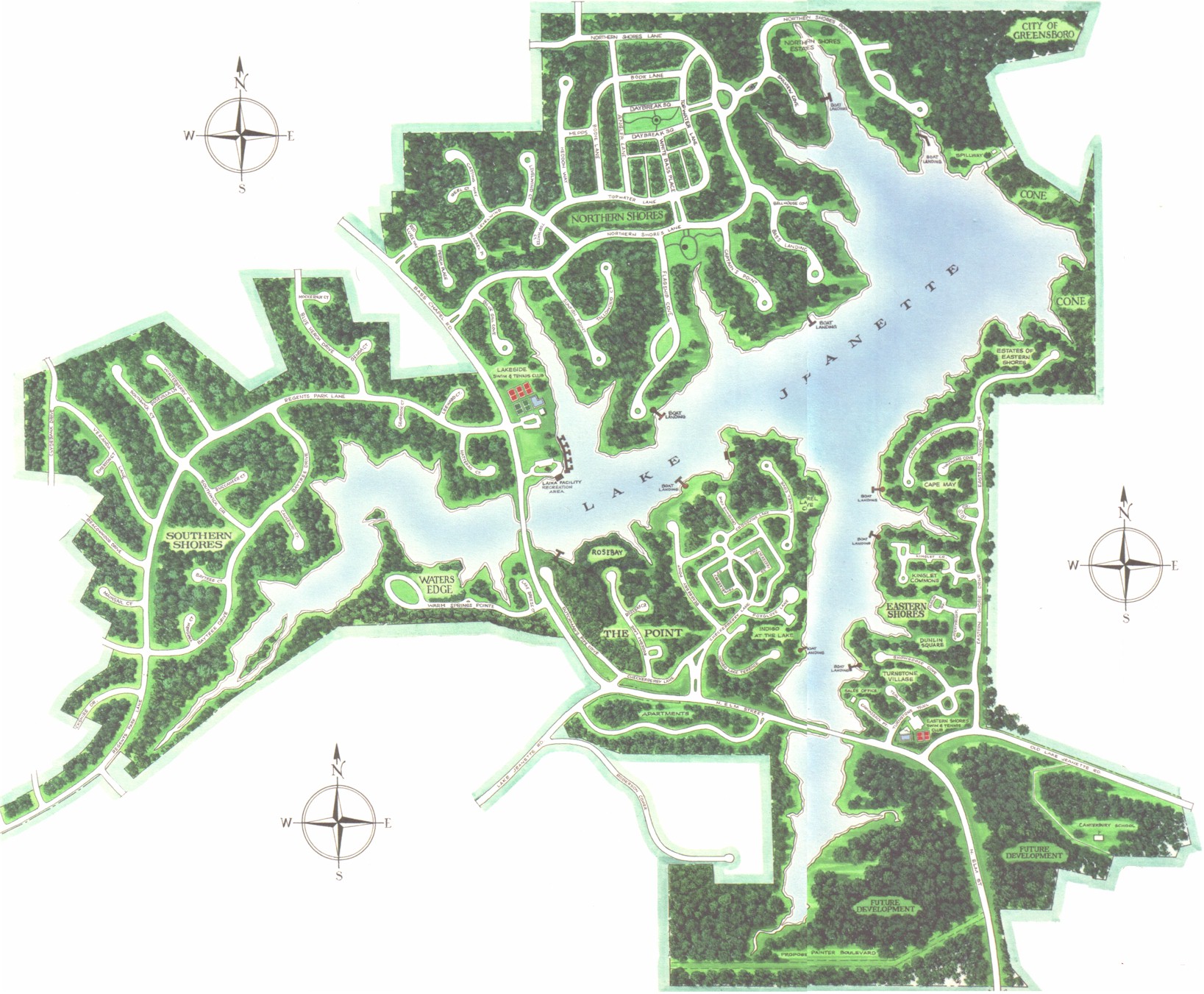 A Map of Lake — Lake