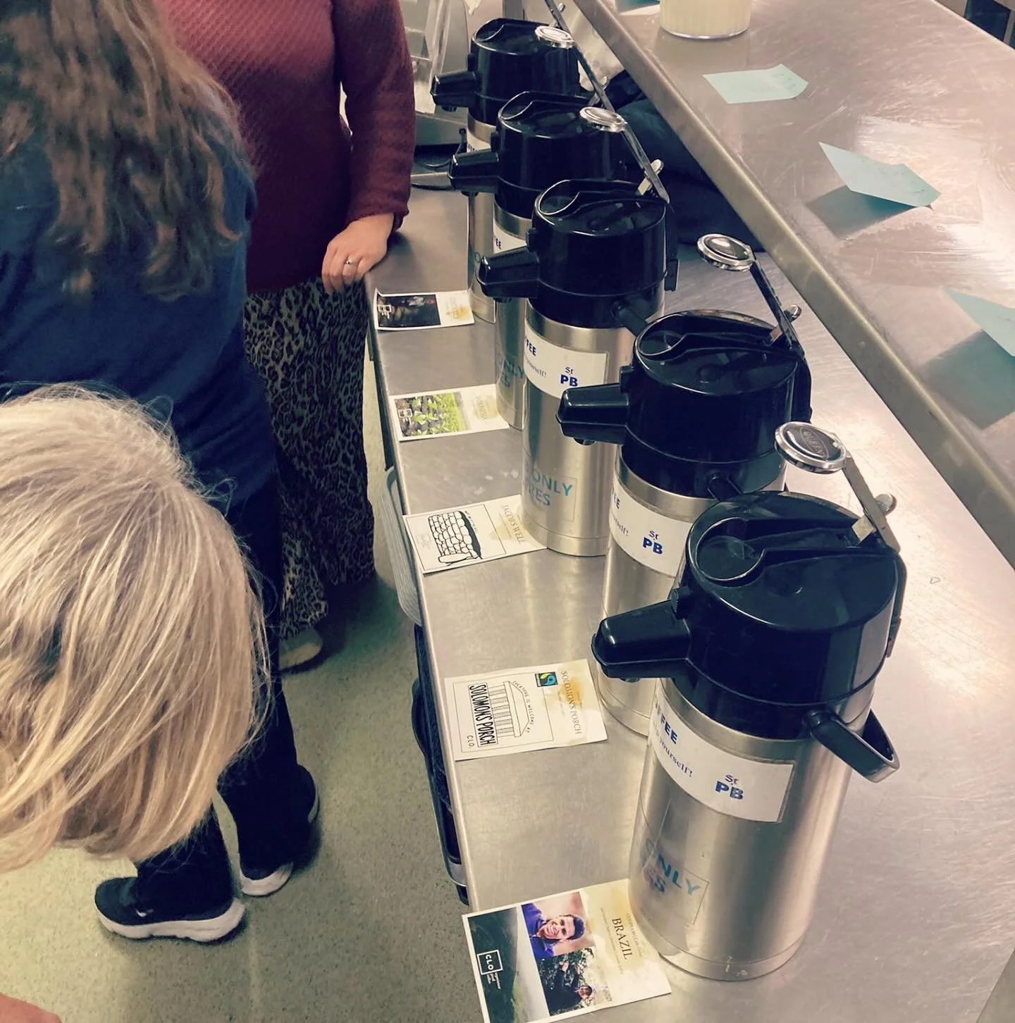 Coffee tasting at @stpaulshh today to decide which coffee to serve at church
We have provided some free samples of each of our batch brew filter coffees to try with the staff team. They are enjoying coffee tasting and making the all important decisi