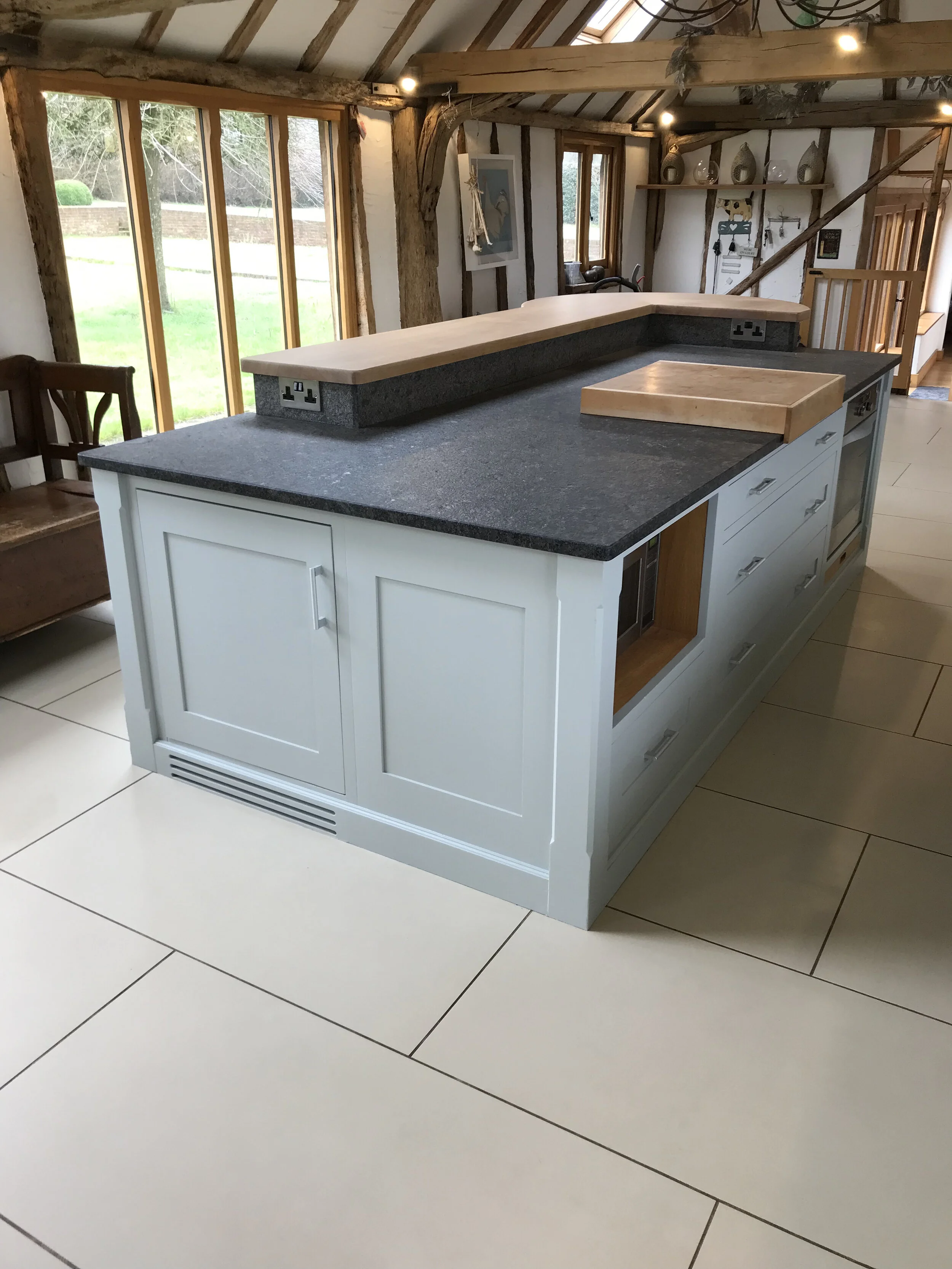 Hand Painted Kitchen In Mayfield, Kent.