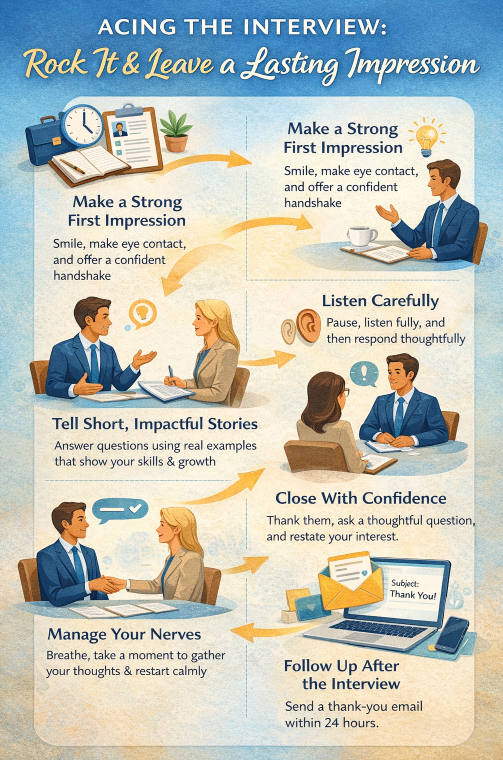 Interview Best Practices, Part 2: How to Rock the Interview and Leave a Lasting Impression