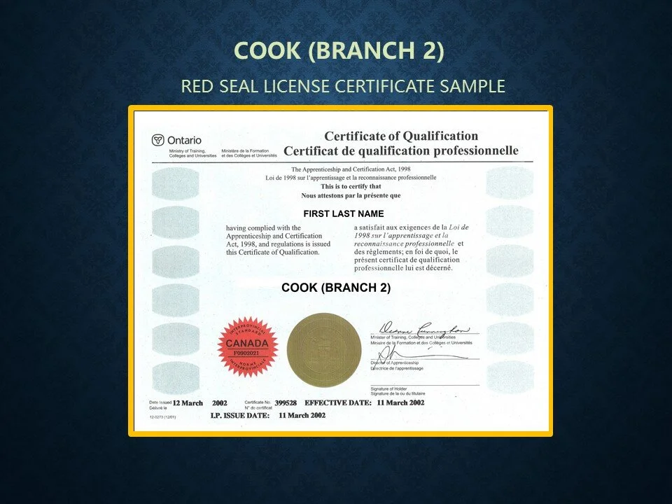 415A COOK LICENSE