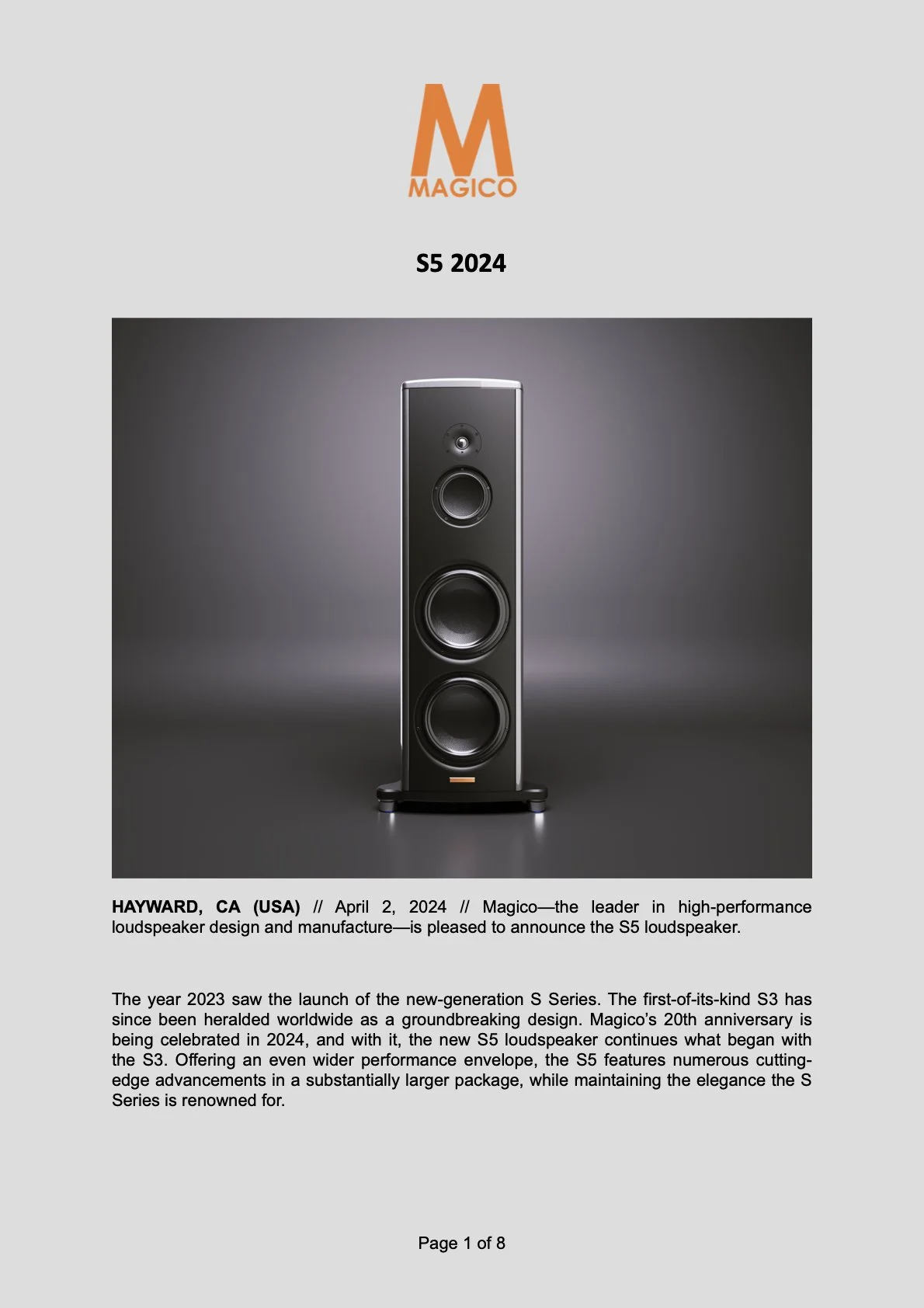 MAGICO S5 2024 PR