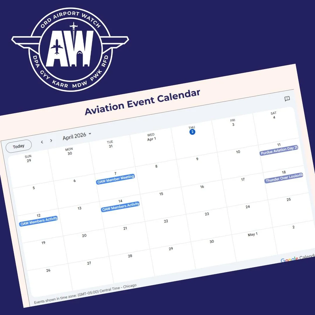 The Air Show and Aviation Expo season is starting up. Our Aviation Event Calendar includes events across the U.S.  Start planning your spring and summer!  https://www.ordairportwatch.org/events
 #ordairportwatchgroup #airshows #aviationexpo