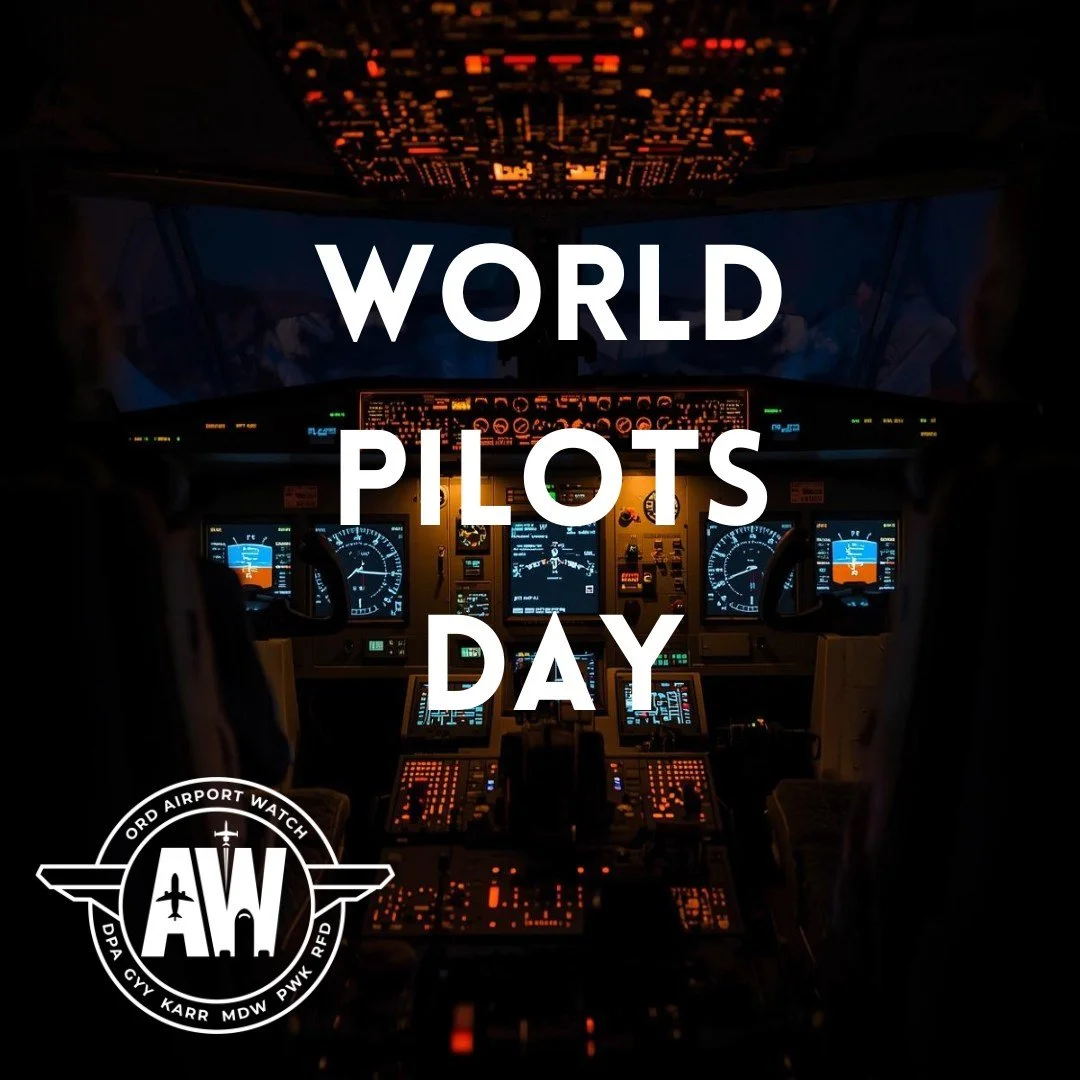 Happy World Pilots' Day 2026! Business, leisure, safety, security, and care &mdash; pilots do it all! Thank you all for your dedication and service.
#ordairportwatch 
#worldpilotsday2026 
#aviators
