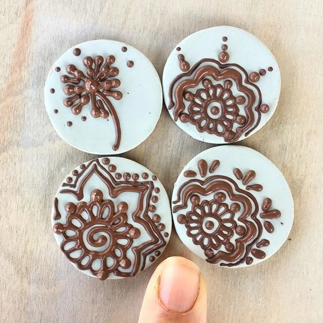 Playing with porcelain on the deck with my honey, the world&rsquo;s best dad 🥰