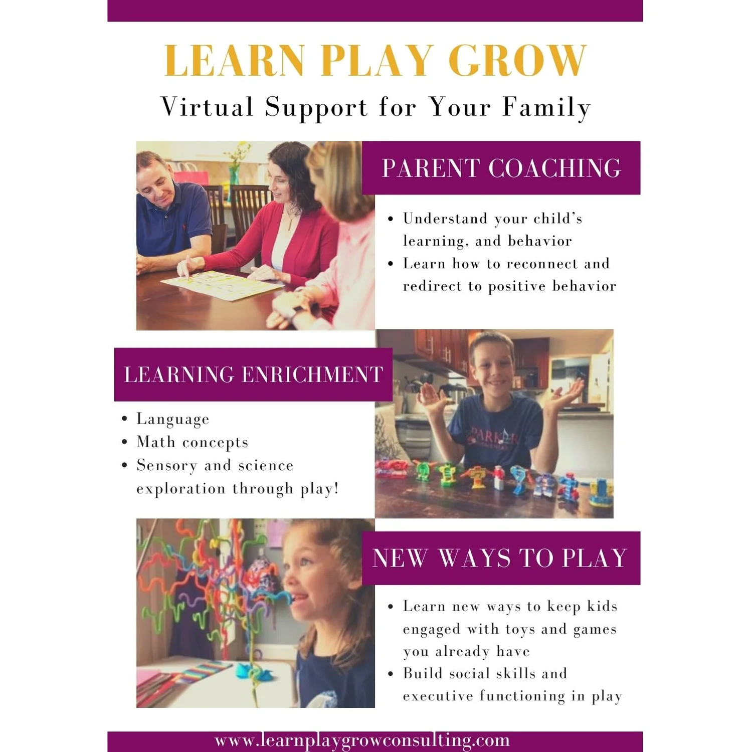 Virtual Support for Your Family — Learn Play Grow