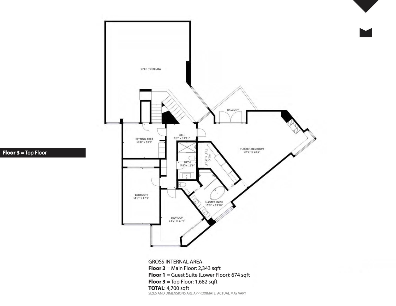 1580 Las Virgenes Rd - Top floor plan M.jpg