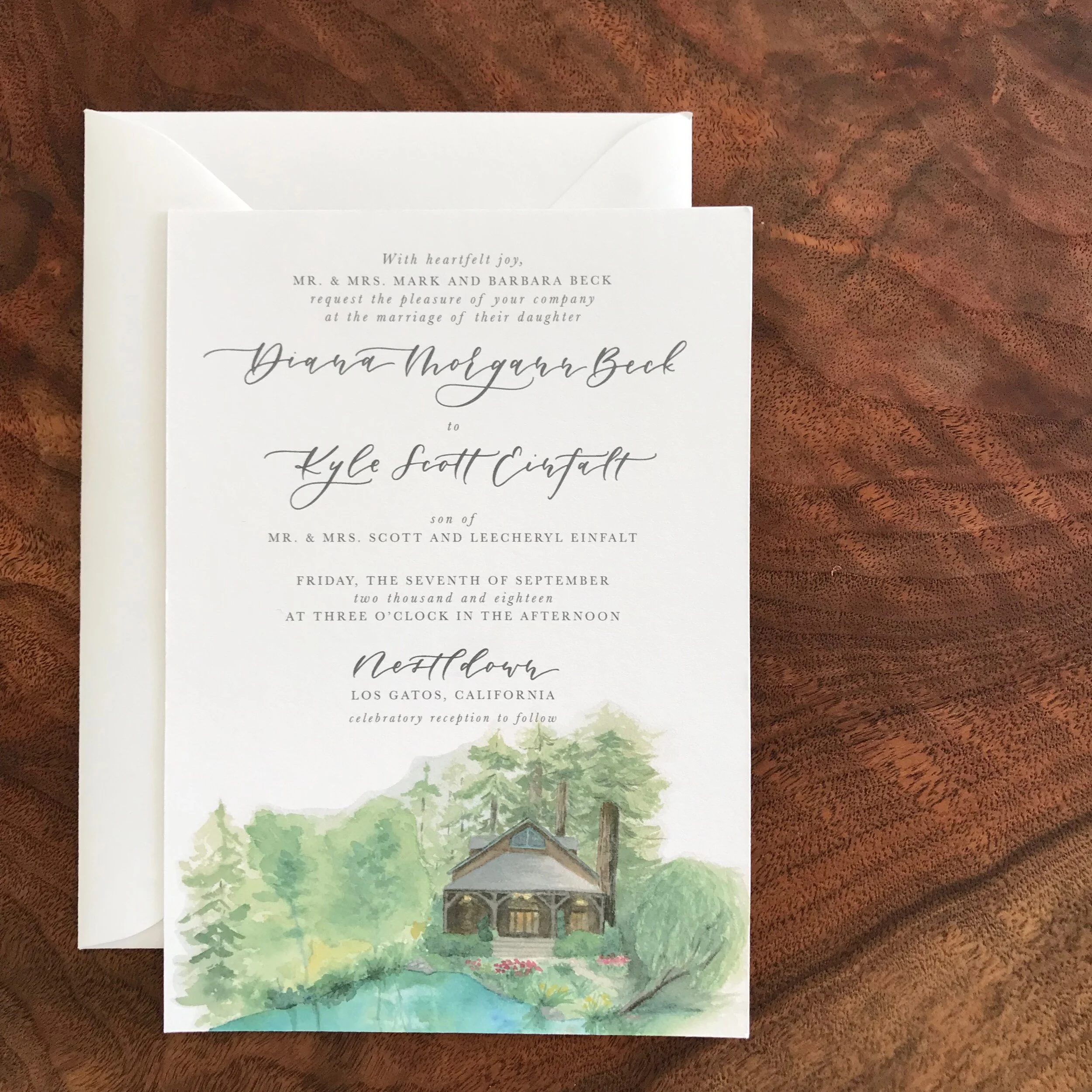   Calligraphy &amp; Invitation Design by Brown Fox Calligraphy  