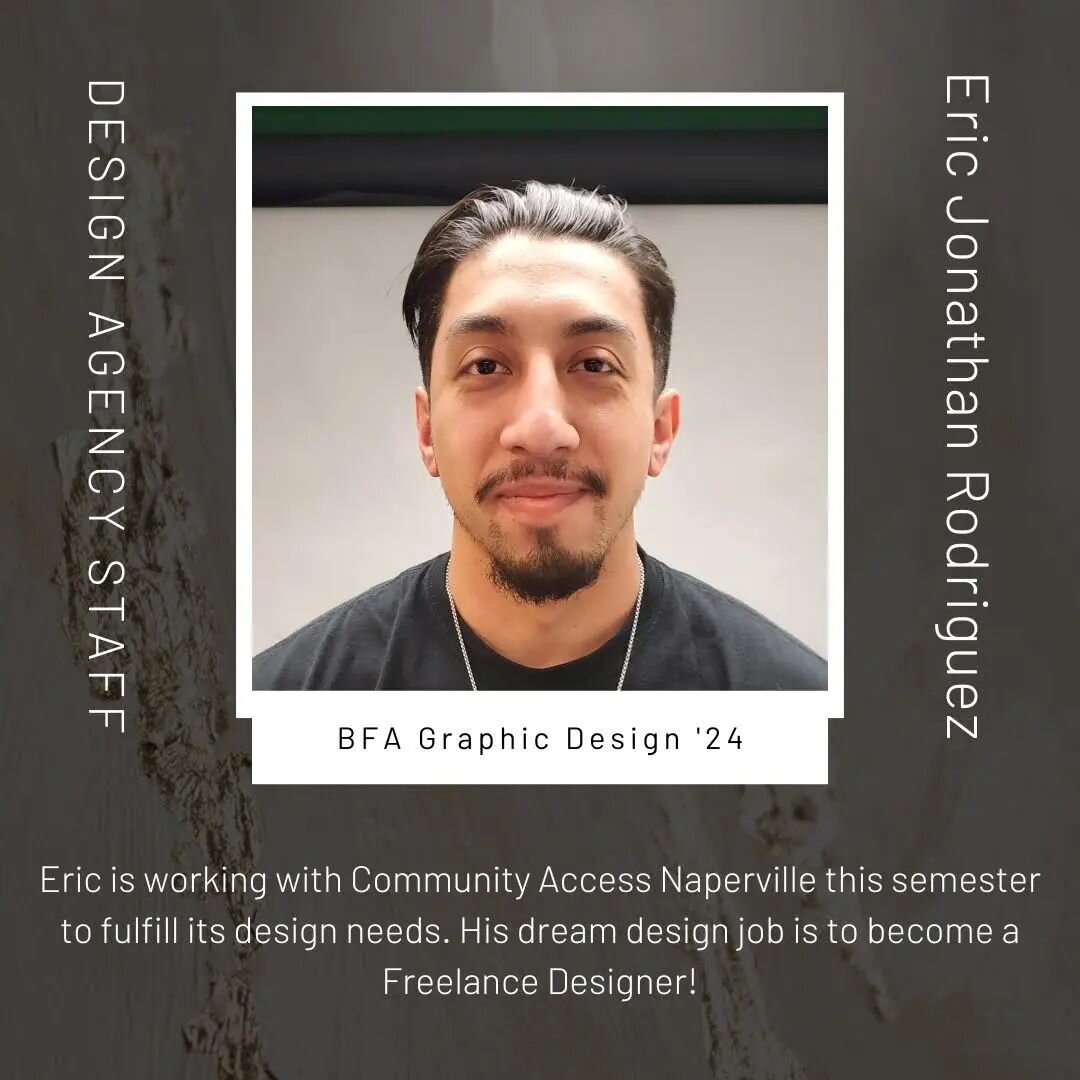 Meet the Community Access Naperville Staff! 

Eric and Ashley and working with Community Access Naperville to fulfill their design needs this semester. Learn more about what they're working on tomorrow!!

#nccdesign #nccdesignstudent #designstudent #