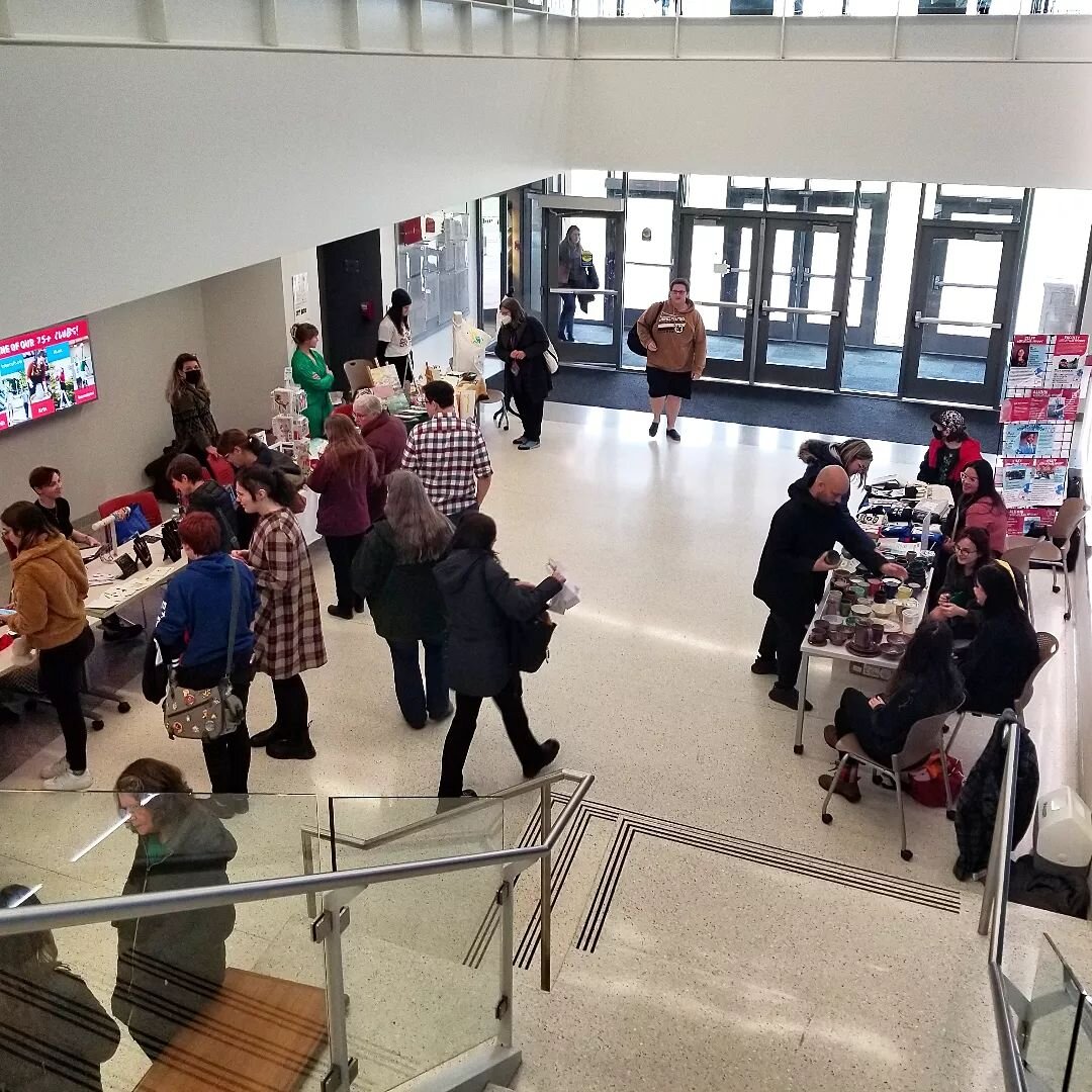 Holiday art and design sale happening until 4 pm today at Wentz Science Center