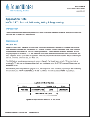 Application Note MODBUS RTU Protocol, Addressing, Wiring &amp; Programming (Copy)