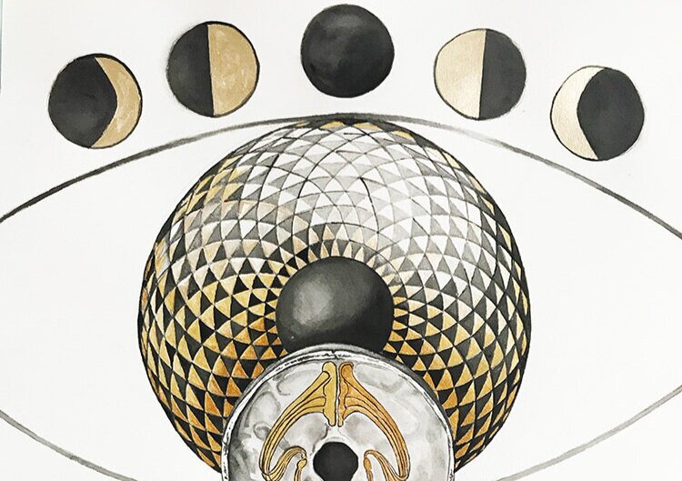 Sample of Hand Applied to reproduction print