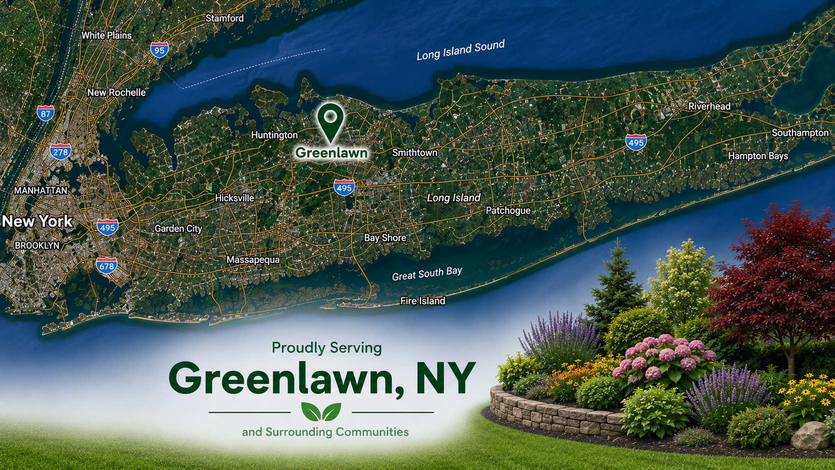 Landscaping in Greenlawn NY